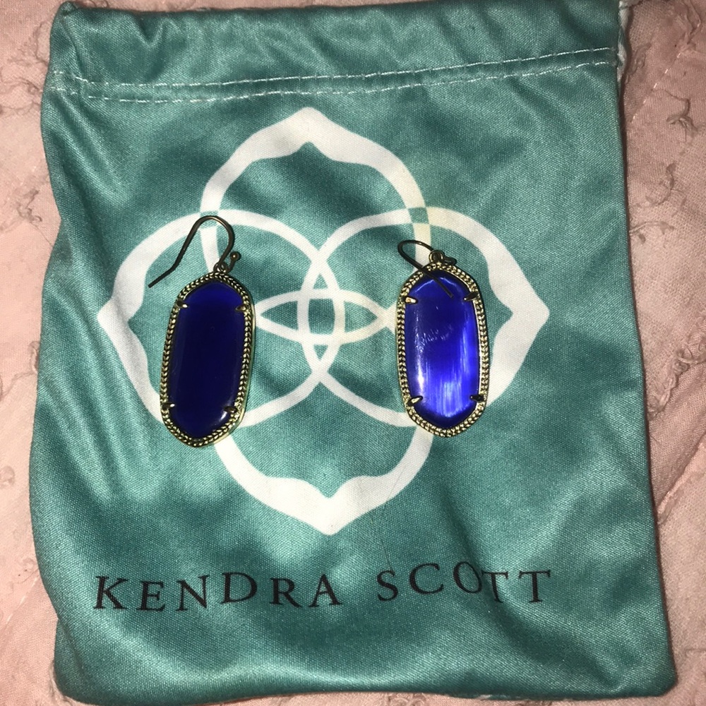 Kendra Scott Elle Earrings, Royal Blue